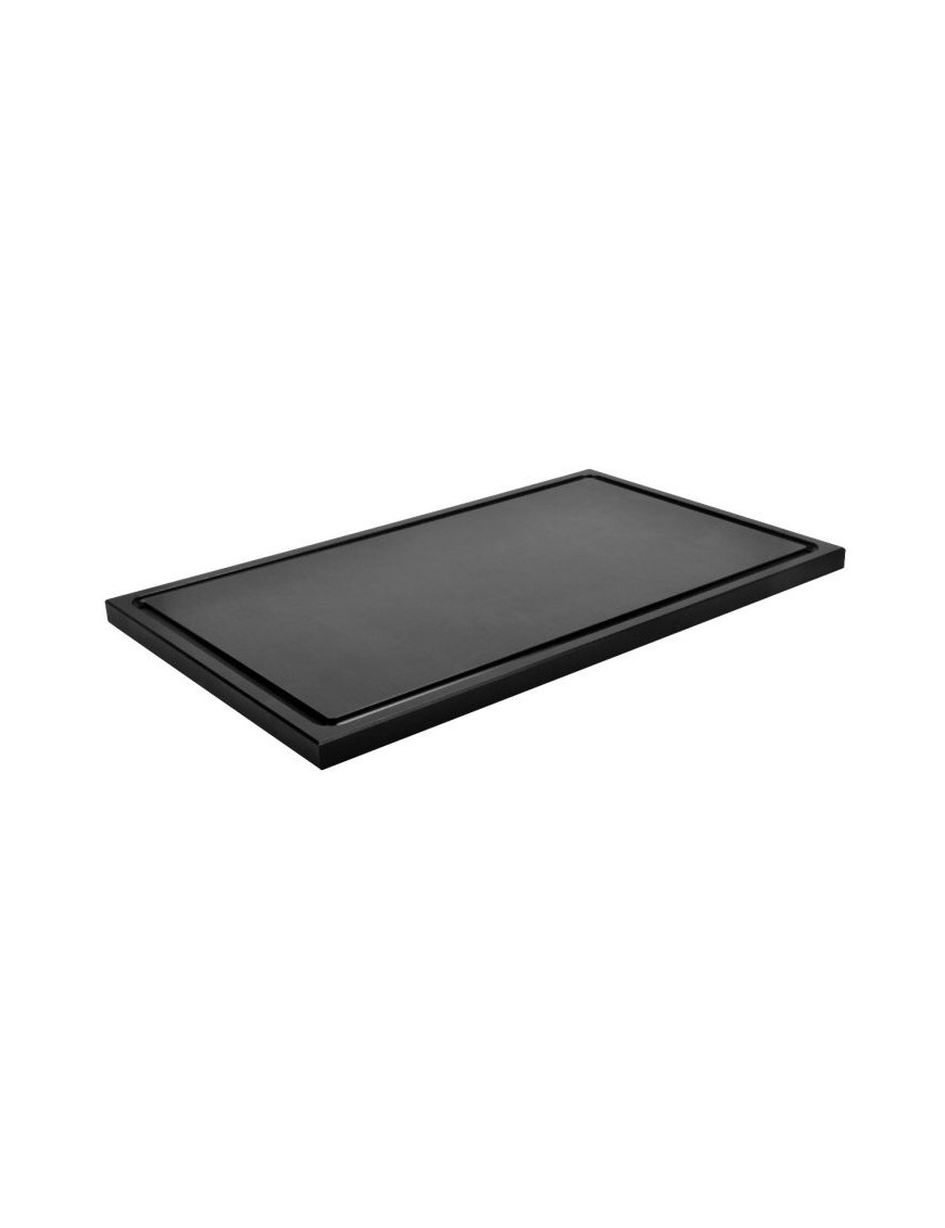 Tabla de corte antideslizante polietileno negra 50x30_Arte Líquido